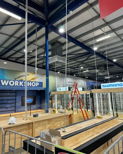 commercial-electrical-project-perth-shimano-before